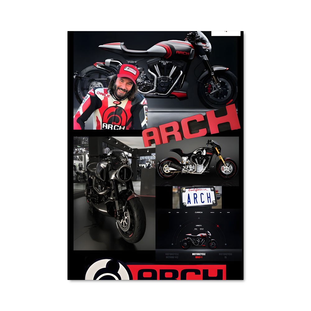 Poster Arch magnifique motorcycle